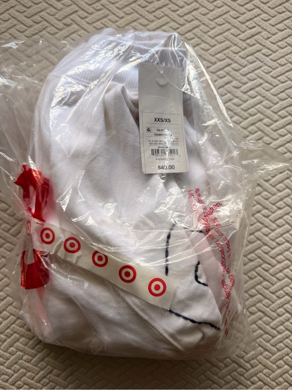 Parke x Target Women's Mock Neck Fleece Pullover Sweatshirt Cream XXS/XS